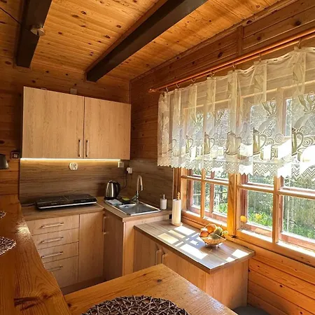Drewniany Nad Jeziorem Tatil Evi Mielno (Ostroda)